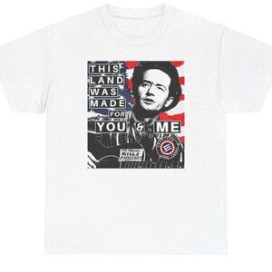 Woody Guthrie Retro Folk Music Unisex Graphic Fan T-Shirt 181